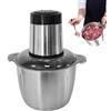 Flkiglm Tritacarne | Tritatutto Elettrico - 2L Acciaio Inossidabile Compatto Multifunzionale Robot da Cucina per Tritare Cipolle Preparazione Pasti Burgers Cottura Domestica Triturazione e Altro