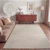 TT Home Tappeto Soggiorno Sala Da Pranzo Pelo Corto Design Boho Scandinavo Aspetto Astratto Tinta Unita Effetto Alto-Basso, Dimensione:160x220 cm