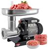 Reber Tritacarne Elettrico N.8 450W per Macinare Carne e Preparare Salsicce