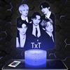 Lampephoto.fr - Lampada 3D Txt, Deco per Camera da Ragazza Lampada 3D Txt oggetto K-Pop Corea Pop Coreana Idea Regalo Decorazione Luce Notturna Tattile Deco Idea Regalo Natale Originale, Gadget TOP