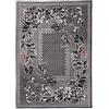 Carpeto Rugs Tappeto Salotto Classico Floreale Pelo Corto - Tappeti Camera da Letto - Tappeti Moderni Soggiorno - Tappeti Salotto Grandi Dimensioni - Grigio - 300 x 400 cm