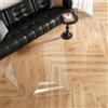 HFDASUENT Tappeto Salvapavimento in pvc Trasparente, Tappetino sedia ufficio e gaming antiscivolo Tappeto Sedia Ufficio Antigraffio,spessore: 1,5 mm,per pavimenti dur