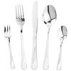 KARL HAUSMANN Set Posate 6 Persone, 30 Pezzi in Acciaio Inox 18/0 - Servizio Posate con Coltelli Forchette Cucchiai Cucchiaini e Forchettine da Dessert, Finitura Lucida, Lavabili in Lavastoviglie