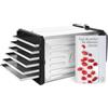 TRE SPADE Essiccatore alimentare ATACAMA PRO Deluxe, 6 vassoi in acciaio inox, 500W, Flusso orizzontale, Display digitale, Made in Italy, Per frutta verdura funghi e carne
