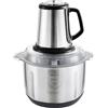 Guoyoocc Tritatutto elettrico per alimeti,5L Frantoio per alimenti in acciaio inossidabile,Tritatutto elettrico da cucina 5 lame,Tritatutto per carne verdura e frutta,Regolazione a due velocità