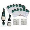 IMPORT GE.RA. EXPORT Kit Folletto 12 Sacchetti + 12 Profumini per VK140/150, Carta, Accessorio per Aspirapolvere