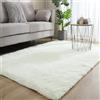 YSPZDQ Tappeto Peloso Camera da Letto, Tappeto Morbido Salotto Shaggy Moderno, Tappeto Pelo Lungo Lavabile, Tappeto Scendiletto Camera Da Letto per Soggiorno Cameretta, Tappetino Antiscivolo(A,120 x 160 cm)