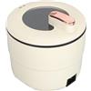 Denash Produttore di Cuociriso Elettrico da 300 W per Cottura a Vapore, 1,8l Multifunzionale Portatile, Cucchiaio Per Riso e Cereali per La Casa, Appartamenti e Dormitori