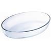 Pyrex - Teglia Ovale Classica per Microonde, 39 cm, Vetro Borosilicato, Trasparente (Confezione da 2)
