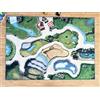SkippiDoo Zoo - Tappeto da gioco per la cameretta dei bambini, 200 x 140 cm, ideale per personaggi da gioco, adatto per animali come ad esempio Schleich®