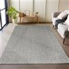 Carpetsale24 Tappeto per Soggiorno Robusto Tappeto a Ciclo Chiuso Mélange Monocolore con Struttura Moderno Tappeto Decorativo Cut-Loop, Misurare: 280 x 370 cm, Colore: Grigio