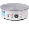 panfudongk Padella per pancake Crepiera Professionale di alta qualità per crepes | potenza 2800 W | diametro 45 cm