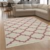 Paco Home Tappeto Salotto Moderno Soggiorno Lavabile In Lavatrice Motivo Scandinavo Motivo Boho, Dimensione:140x200 cm, Colore:Pink
