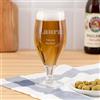Wanapix | Bicchiere di Birra Personalizzato | 32 cl. | Bicchiere da Birra inciso con nomi o testi | Bicchiere Ecologico senza piombo | Regalo originale per i birrai | 100% personalizzato