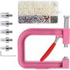Generic Macchina per fissare strass, macchina per perline | applicatore artigianale rivetto dispositivo per la creazione di cappelli abbellimento festa matrimonio decorazione gioielli