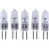 UGEFKMQ Lampadine G5.3 24V 100W Lampadina Alogena GU5.3 Base a doppio ago Lampada A Capsula Bianca Calda 2700k,100 W,20 Pezzi