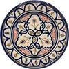 Generico Piatto in Terracotta di Safi, Marocco: Artigianale e Versatile per Tutti i Piatti Diametro 23 Cm 1911242002 Tunisia Turchia Etnico del Mondo