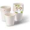 BIOZOYG bicchierini da shot in carta 400 pezzi 40 ml bianco - bicchieri di carta rivestiti accessori per feste usa e getta fiere eventi degustazioni - alternativa ai bicchieri di plastica