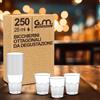 G.M. DISTRIBUZIONE 250 Bicchieri da Liquore, Shot in Plastica Rigida, Bicchierini Ottagonali da 25cc, Resistenti e Riutilizzabili. Bicchieri da Shottino Perfetti per le Feste