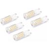 Kovalmax® 5 lampadine g9 lampadina led 4.8 w = 60 w luce naturale per lampadario applique