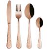 Silex Italia Set 24 posate Goccia colore rame