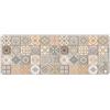 BELLA VITA CORSIA MICROFIBRA 50X140 FANTASIA CEMENTINE ALVOR - TAPPETO IDEALE, IL TAPPETO PERFETTO PER OGNI AMBIENTE DI CASA TUA
