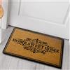CARPETIA Zerbino in Cocco resistente per scarpe pulite home sweet home marrone-beige, 45x75 cm
