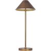 Kelù Lampada LED da tavolo senza fili, lampada portatile per esterni, a batteria usb ricaricabile, H35 cm oro