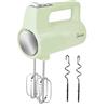 EMPOTEC Sbattitore Elettrico Verde Vintage Retrò 500W Impastatore Montatore ABS e Acciaio 5 Velocità + Turbo 2 fruste Montare + 2 Fruste per Impastare