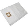 vhbw 5x sacchetto compatibile con Kärcher NT 48/1 TE, NT 48/1 Professional aspirapolvere - in microfibra, volume di 30L, 33cm x 27cm, bianco