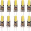 Generic Lampadina G4 LED 6W, 220V-240V, 60W lampadina alogena equivalente, 600LM, G4 Bi Pin Base lampadine per lampadario illuminazione domestica dimmerabile(Bianco freddo)