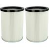 vhbw 2x filtro a pieghe piatte compatibile con Kärcher NT 70/2 Professional *EU, NT 70/2 Tc, NT 70/2 Me Tc *EU, NT 70/2 Tc *EU aspiratore - bianco