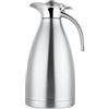 DXEHSEUY Caraffa termica in acciaio inox per caffè, acqua o tè, per succo di frutta, 1,5 l, argento