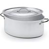 Fasa - 020039040 Casseruola Ovale Con Coperchio Cm 40X28