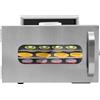 Gaabungky Essiccatore in acciaio inox a 6 piani con regolatore di temperatura da 86 a 185, basso rumore per alimenti, clip alimentare, elettrico per frutta, erbe, verdure