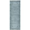 TESSO LIVING Passatoia Corridoio Kilim Vintage 80x195 cm Argento Lavabile Pelo Corto Antiscivolo Oeko-Tex Design Belga