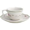 Brandani 53413 Set 2 Pezzi Tazzina Caffe Nonna Rosa in Porcellana