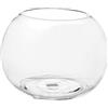 MADFRLAN Centrotavola Vaso Ampolla biscottiera per confettata caramellata porta confetti in vetro trasparente (Diametro 20cm h17cm)
