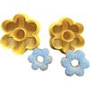 Generico Tagliabiscotti.it - Due stampi per realizzare biscotti tipo Canestrelli in frolla - Cookies cutter - Tagliabiscotti in due misure 4,5cm e 5,2cm x 1,9cm di altezza