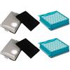 UTTASU Filtro al carbone compatibile per aspirapolvere Miele Boost CX1 11639240, parte di ricambio con filtro HEPA e filtro per polveri fini per una migliore cattura di polvere e peli di animali domestici (2
