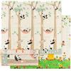 RELAX4LIFE Tappetino Pieghevole da Gioco con Borsa, 200 x 180 x 1,4cm, in Schiuma Espansa e Antiscivolo, Ripiegabile da Pavimento per Bambini (MODELLO 3)