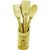 Generico Set Accessori da Cucina Utensili in Legno 5 pezzi portamestoli 4 mestoli Cucchiaio Spatola Forchettone Personalizzati Idea Regalo Originale Festa della Mamma Compleanno Natale Incisione Laser Regina