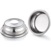 LAUCIPPOS Cestello filtro a doppia parete da 58 mm compatibile con Calphalon Temp IQ/Kitchenaid KES6403 per macchine da caffè Breville Barista Mini/Max, cestello filtrante a doppia parete, cestino pressurizzato