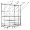 Forgast Organizer Appendino per Beccucci per Crema e Sac a Poche Pasticceria, Pannello Portaoggetti per Accessori per la Decorazione di Torte, da Appendere al Muro, Dimensioni 51x52 cm
