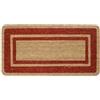 OPIROS Zerbino In Cocco Naturale cm. 50x100 Tappeto Fuori Porta Per Ingresso Condomini Portoni Negozi Uffici (Rosso)