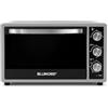 BLUNORD Forno Elettrico 32 Litri Ventilato - 6 Funzioni di Cottura, 90-230°C, Doppio Vetro, Luce Interna, Timer 60 Min, Accessori Inclusi - per Pizza, Carne e Dolci