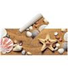 NivellPublicitari Tappeto vinilico - (200 x 80 cm Spiaggia) - Tappeto cucina, bagno, soggiorno, camera da letto - Antiscivolo - In gomma spugna e fondo in PVC