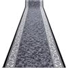 rugsx Passatoia antiscivolo ROMANTIC Ornamento, runner, corridoio, camera da letto, soggiorno, al metro, grigio 110x360 cm