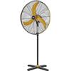 Generico CFG EV066 Ventilatore a piantana in metallo. Diametro 76 cm timer 9 ore oscillante 130 Watt SILENTE NEW - NERO -