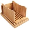 Jasaly Tagliere per pane in legno di bambù, per pane fatto in casa, spessore regolabile, per torte